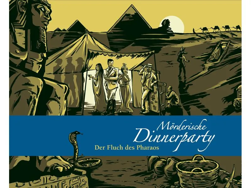 Blaubart Verlag Partyspiel Mörderische Dinnerparty: Der Fluch des Pharaos Blaubart Verlag Partyspiel Mörderische Dinnerparty: Der Fluch des Pharaos