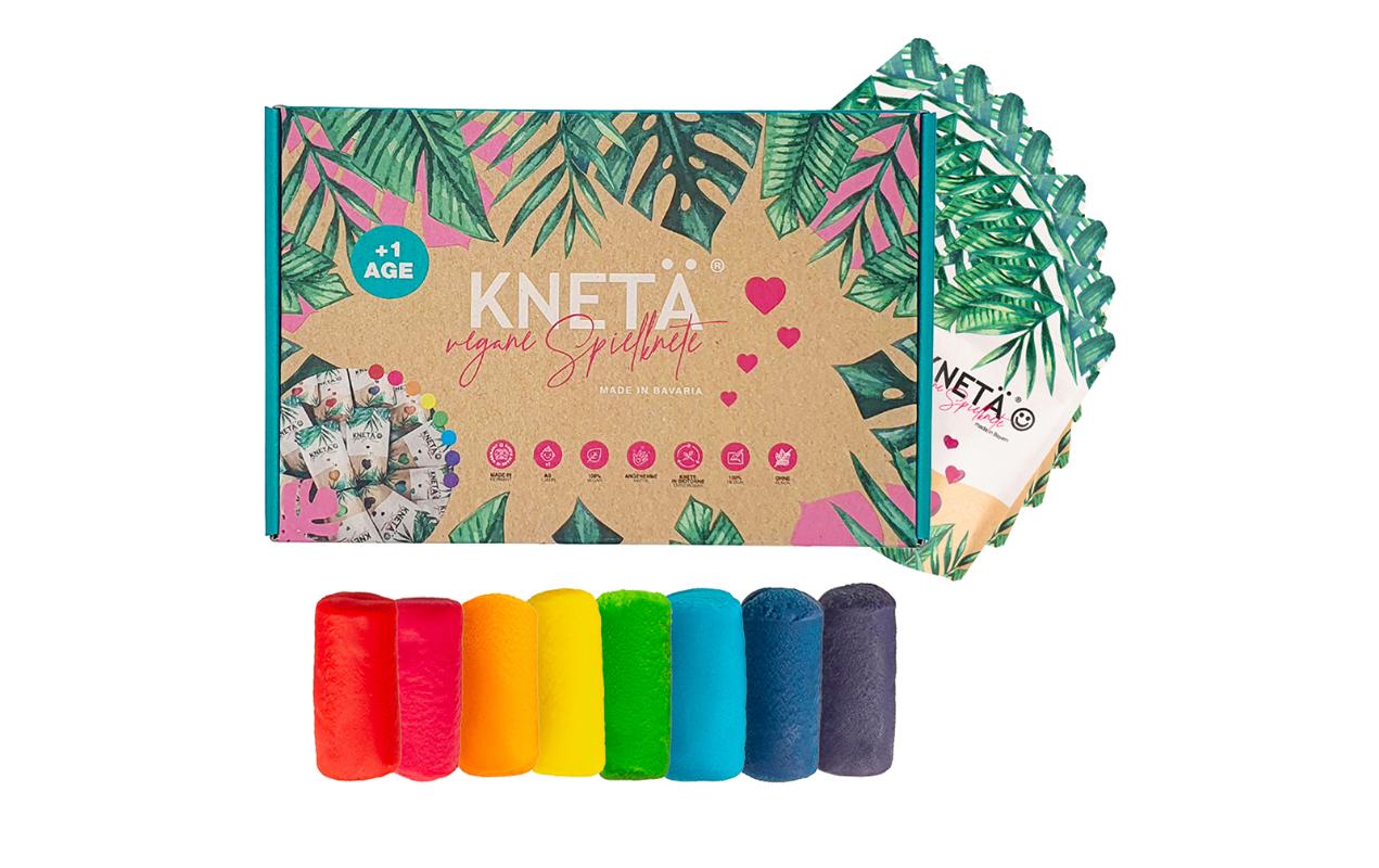 KNETÄ Vegane Spielknete 8er Bag Set, 50g KNETÄ Vegane Spielknete 8er Bag Set, 50g