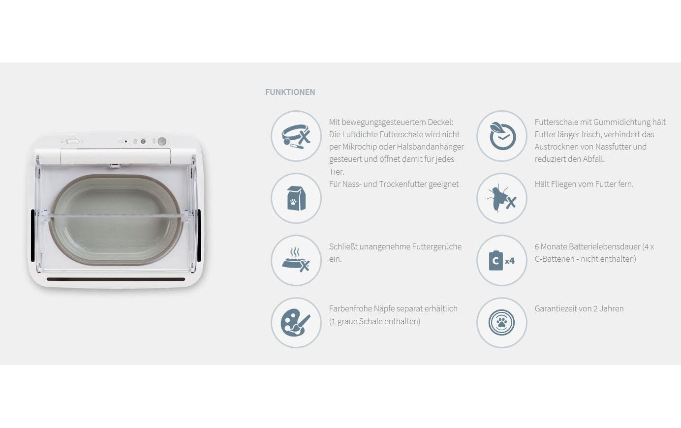 SureFeed Futterautomat mit Bewegungssteuerung, 450 ml