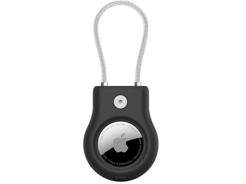 Belkin Secure Holder für Apple AirTag mit Drahtseil Schwarz Belkin Secure Holder für Apple AirTag mit Drahtseil Schwarz