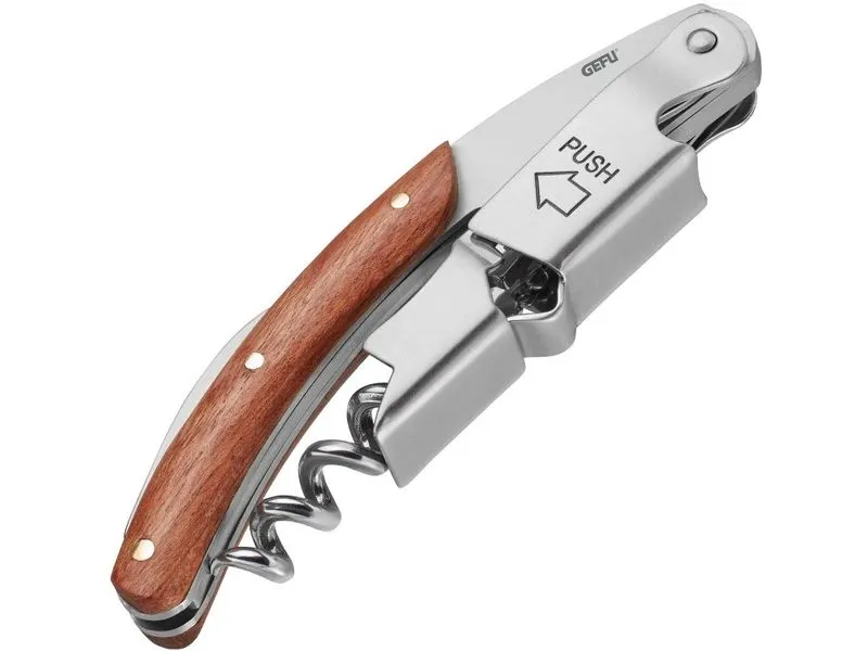 GEFU Kellnermesser Palissa Silber/Braun