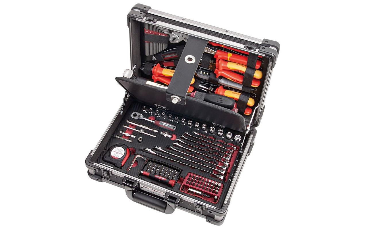 Kraftwerk Werkzeugkoffer Profi-Alu VDE 1/4, 123-teilig Kraftwerk Werkzeugkoffer Profi-Alu VDE 1/4, 123-teilig