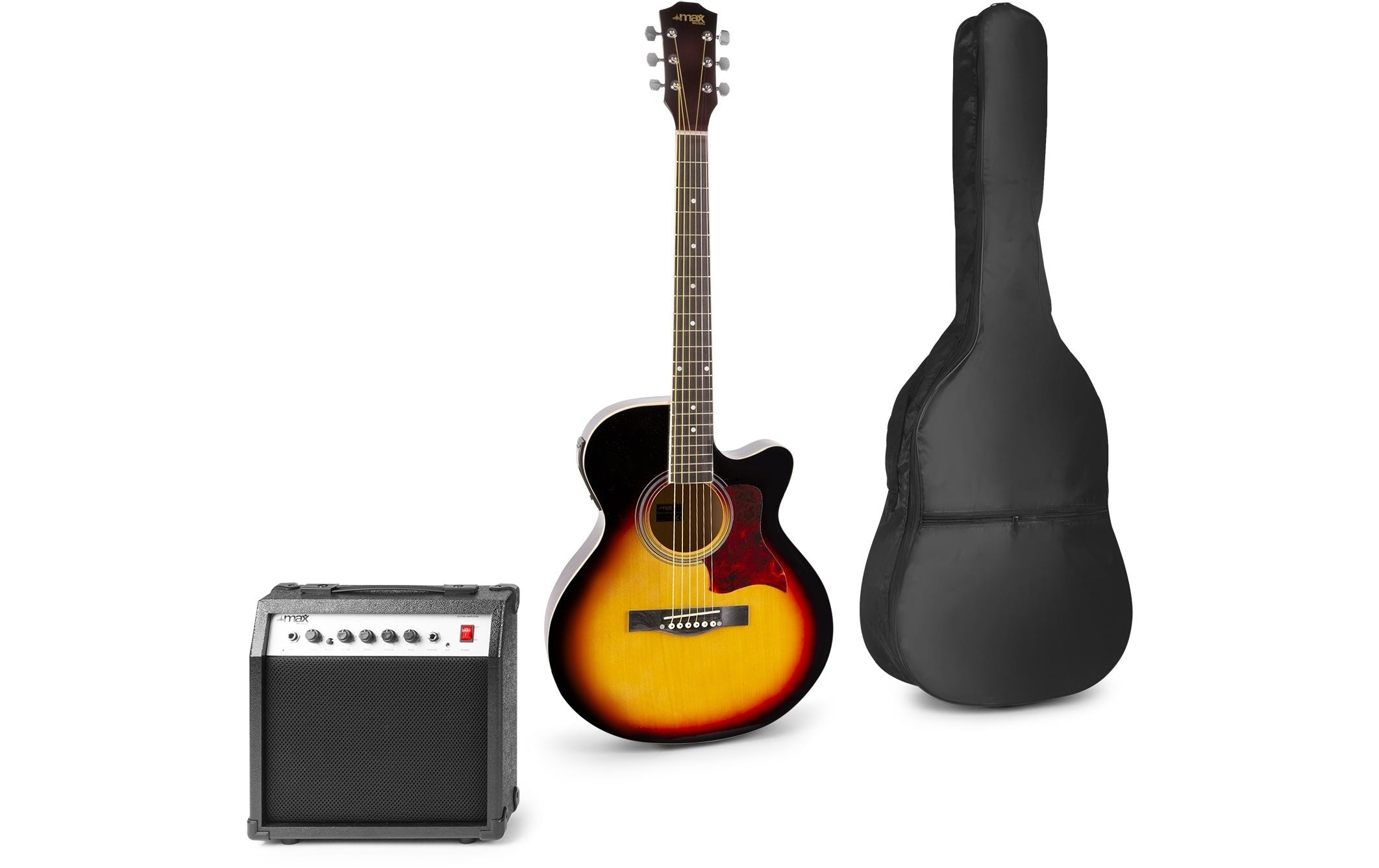 MAX Westerngitarre ShowKit Sunburst MAX Westerngitarre ShowKit Sunburst