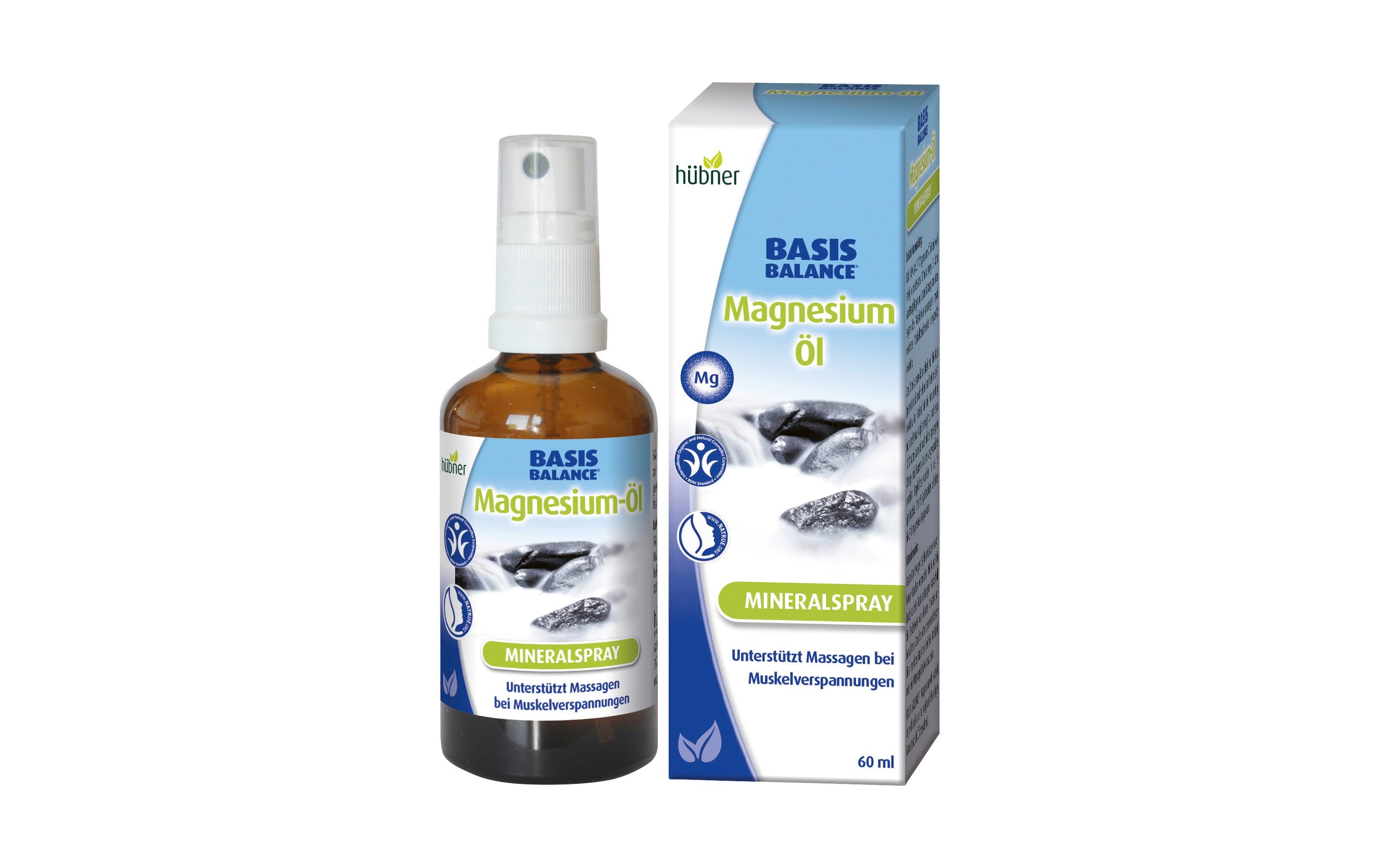 Hübner Basis Balance Magnesium-Öl Mineralspray 60 ml