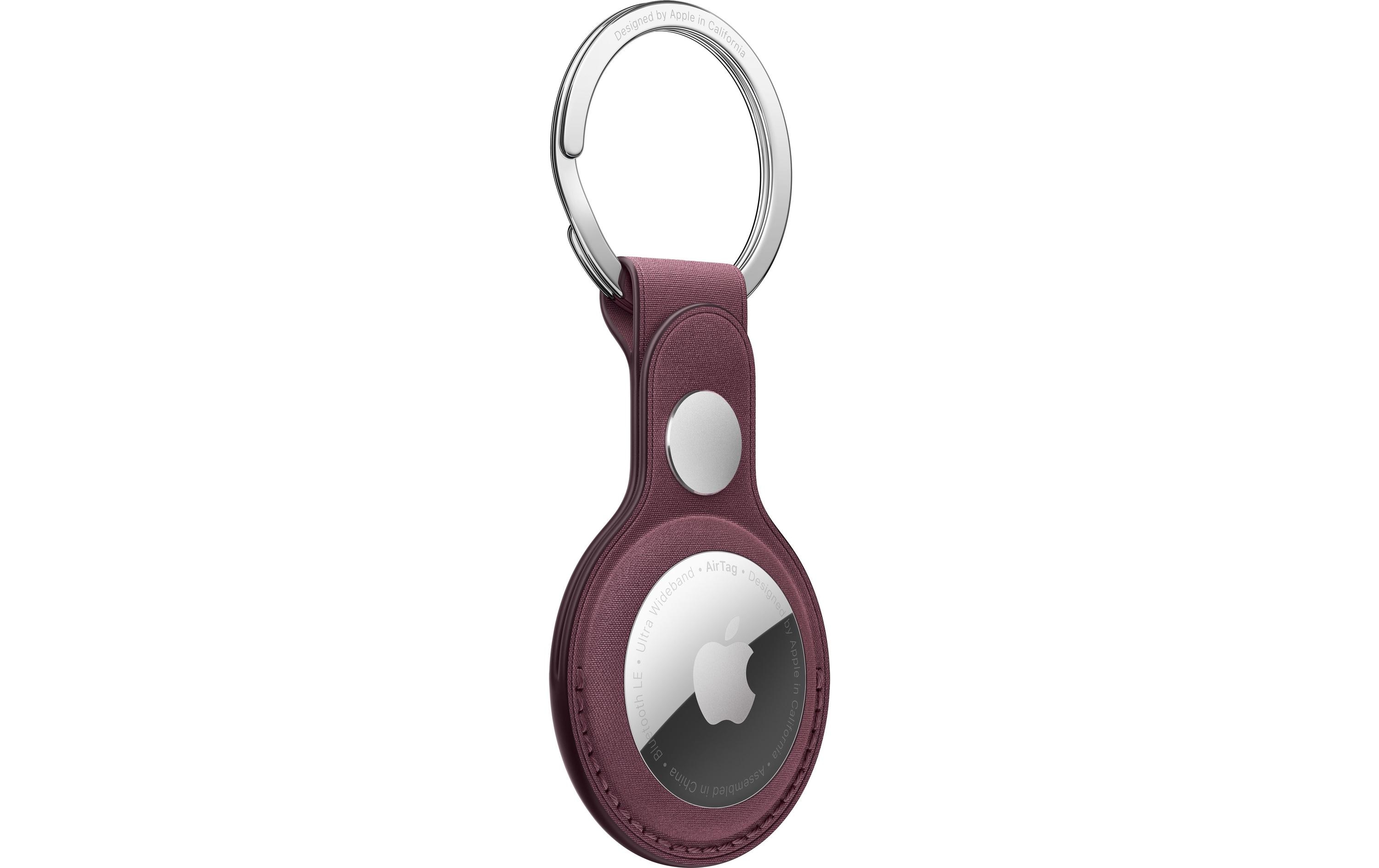 Apple AirTag Schlüsselanhänger aus Feingewebe Mulberry