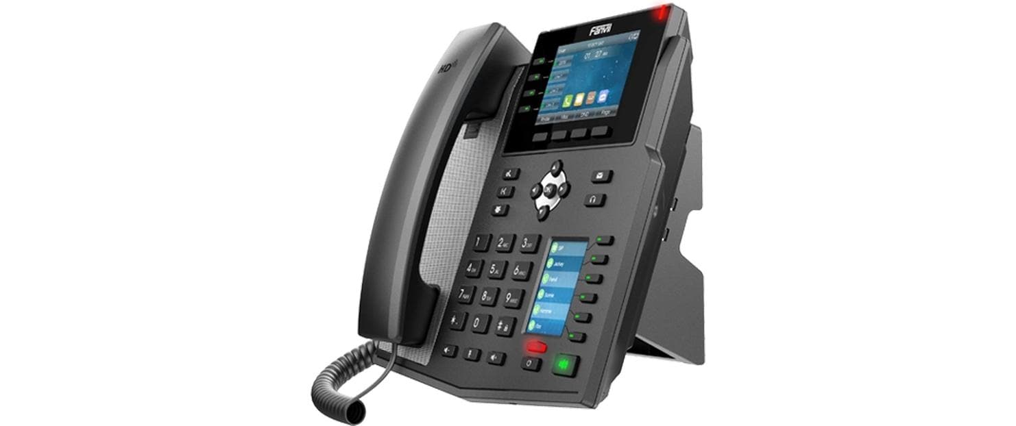 Fanvil Tischtelefon X5U V2 Schwarz