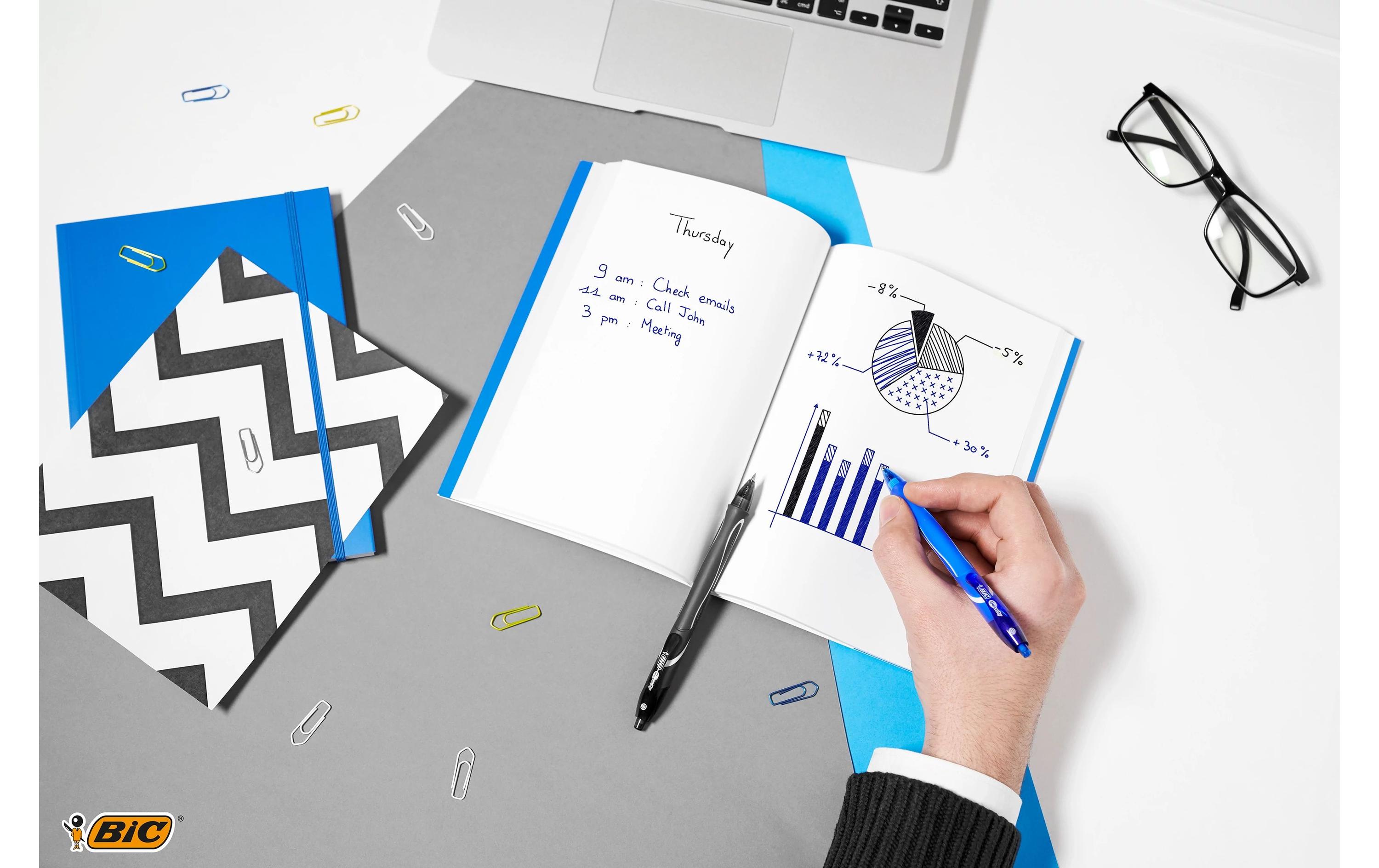 BIC Gelschreiber Gel-ocity Quick Dry 0.7 mm Rot, 12 Stück BIC Gelschreiber Gel-ocity Quick Dry 0.7 mm Rot, 12 Stück