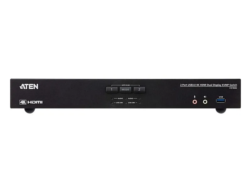Aten KVM Switch CS1842 4K 60 Hz Aten KVM Switch CS1842 4K 60 Hz