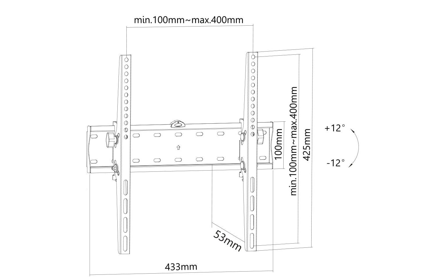 NEOMOUNTS Wandhalterung FPMA-W350 Schwarz