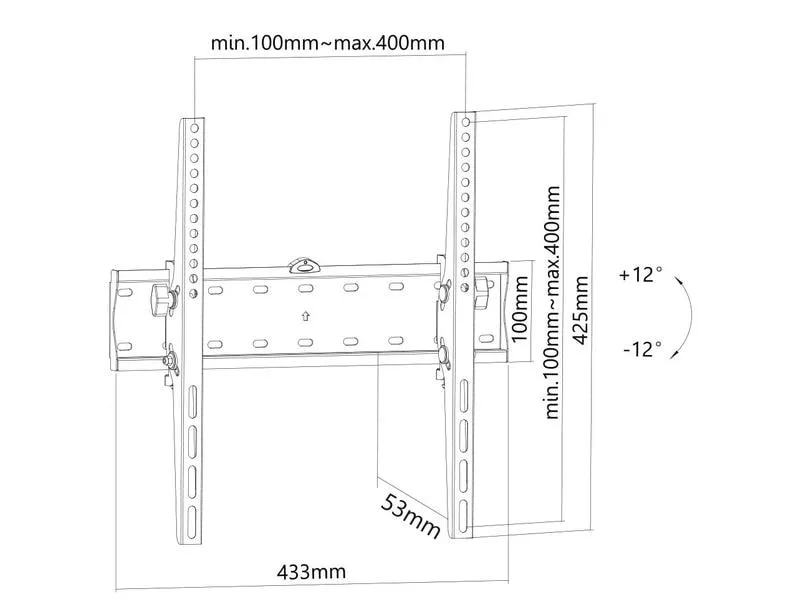 NEOMOUNTS Wandhalterung FPMA-W350 Schwarz NEOMOUNTS Wandhalterung FPMA-W350 Schwarz