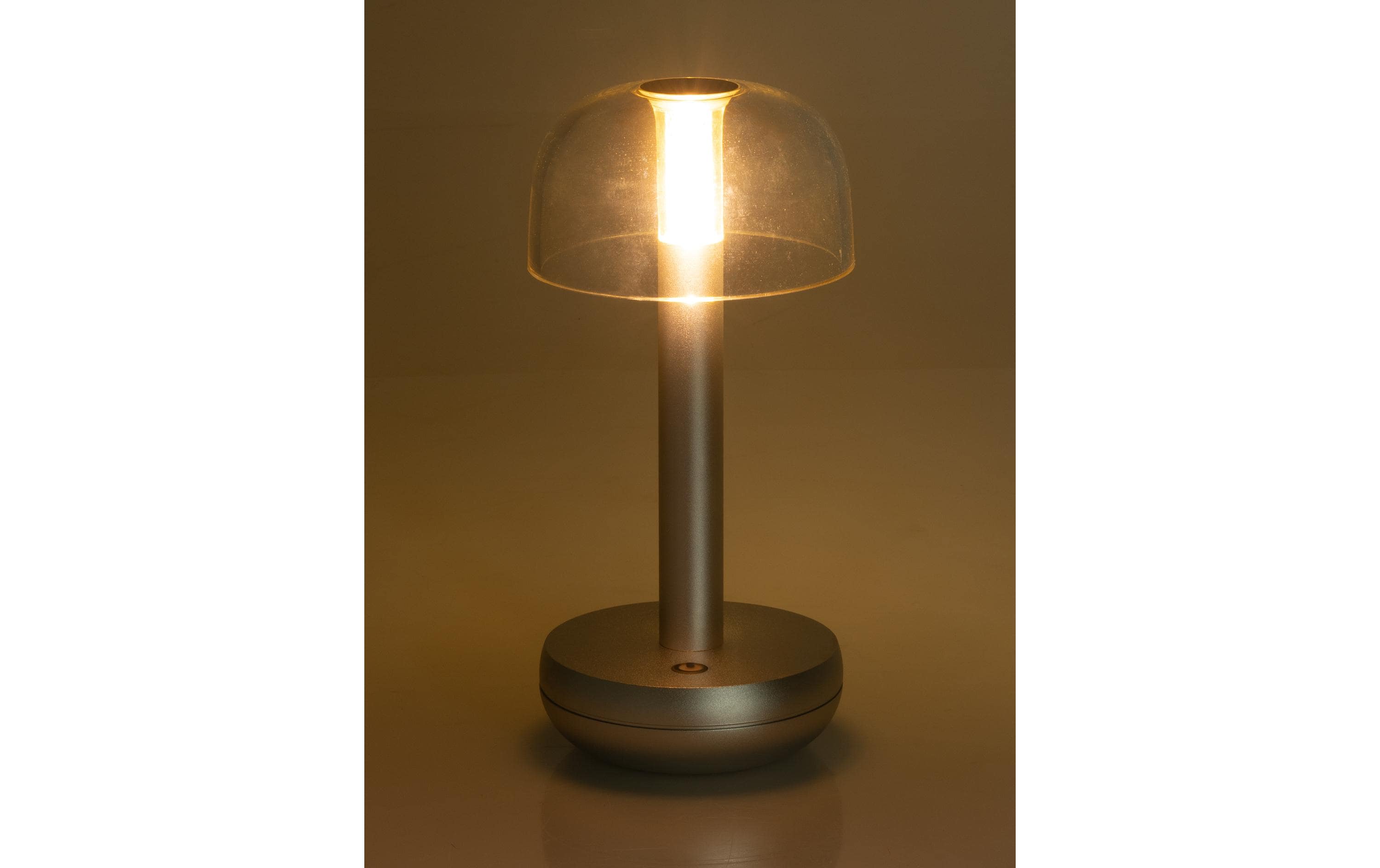 COCON USB-Tischleuchte Pilz, Silber