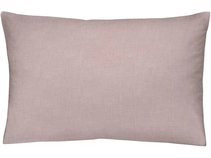 Home Fashion Kopfkissenbezug Halbleinen Mauve, 65 x 100 cm
