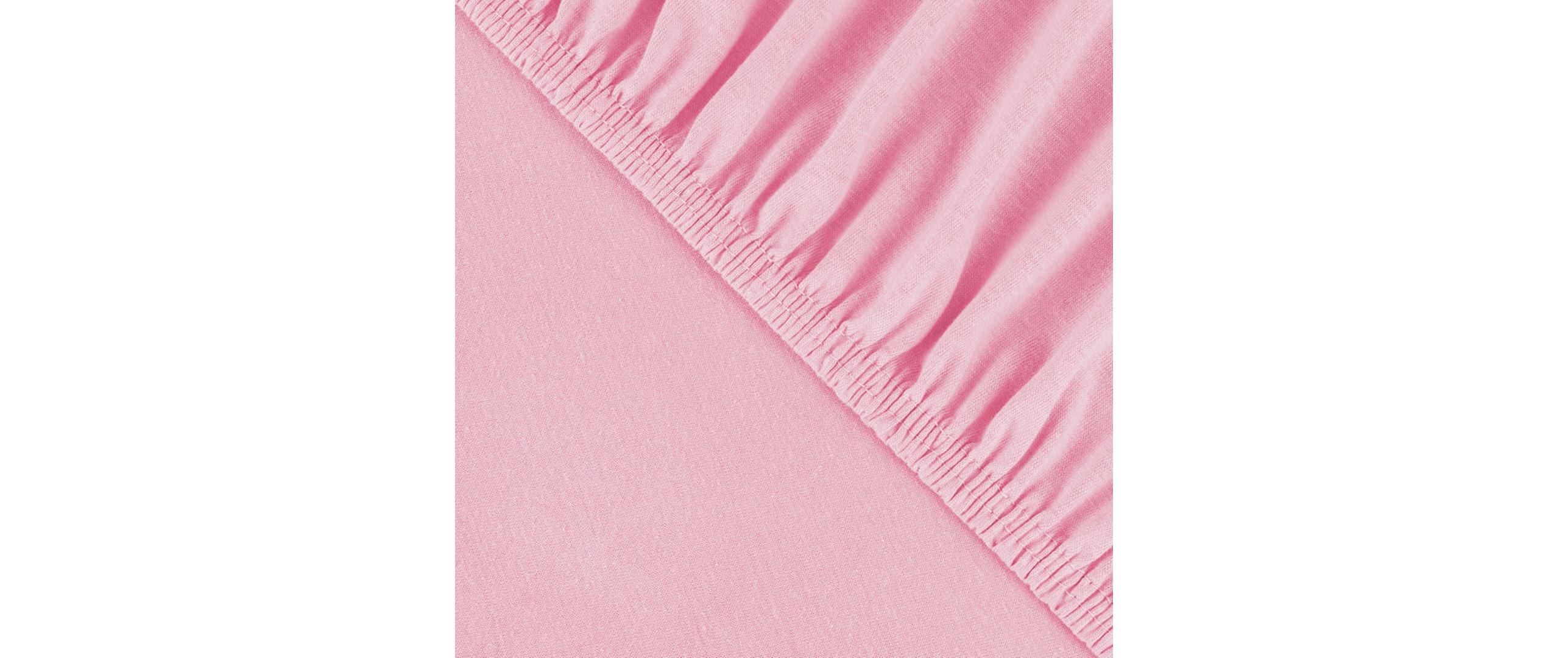 Julius Zöllner Fix-Leintuch Jersey 90 x 40 cm, Rosa