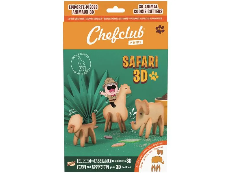 Chefclub Keksausstecher Safari 3-teilig Chefclub Keksausstecher Safari 3-teilig