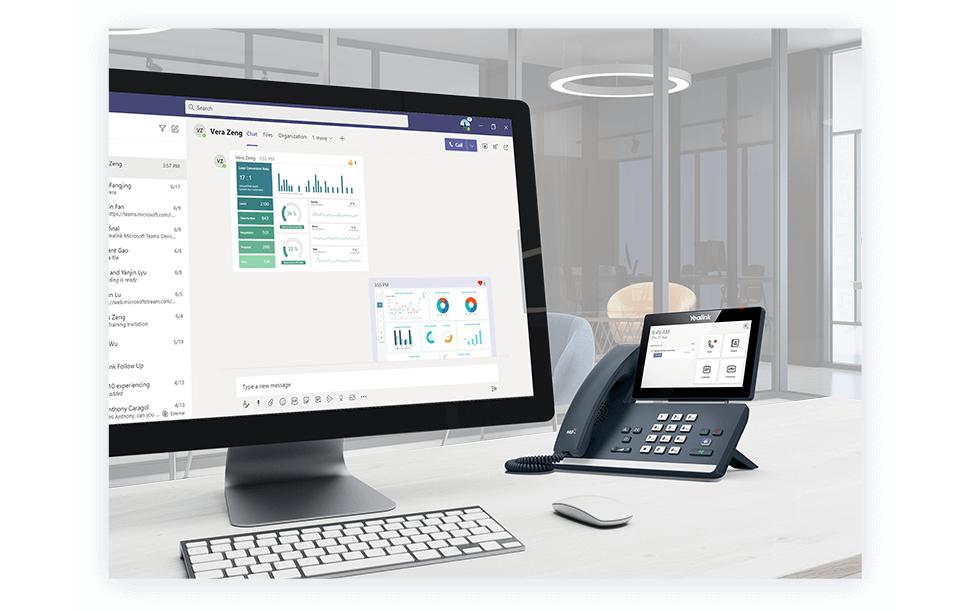 Yealink Tischtelefon MP58 Microsoft Teams Grau Yealink Tischtelefon MP58 Microsoft Teams Grau