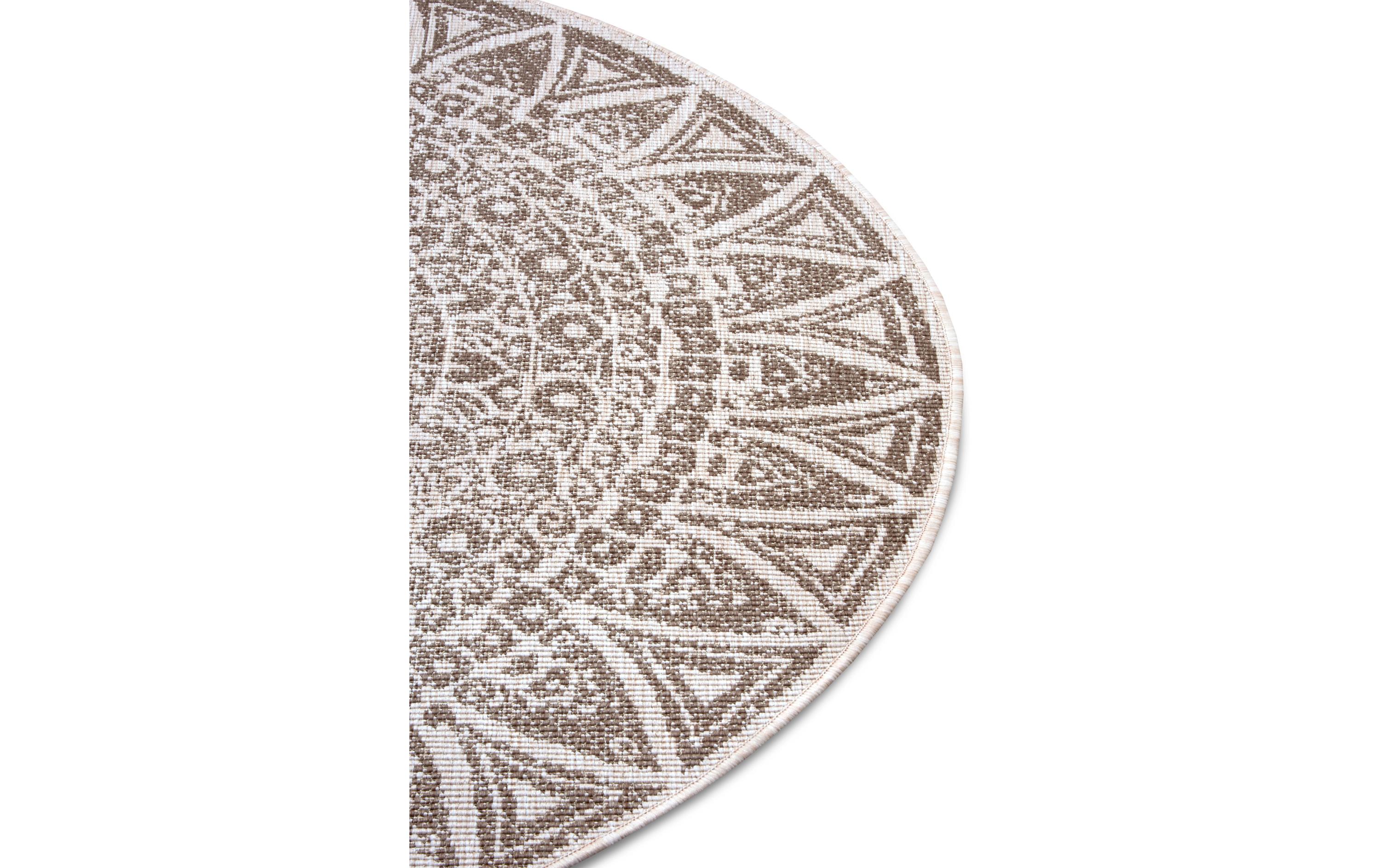 Freundin Home Collection Teppich Lilja 140 cm, Beige