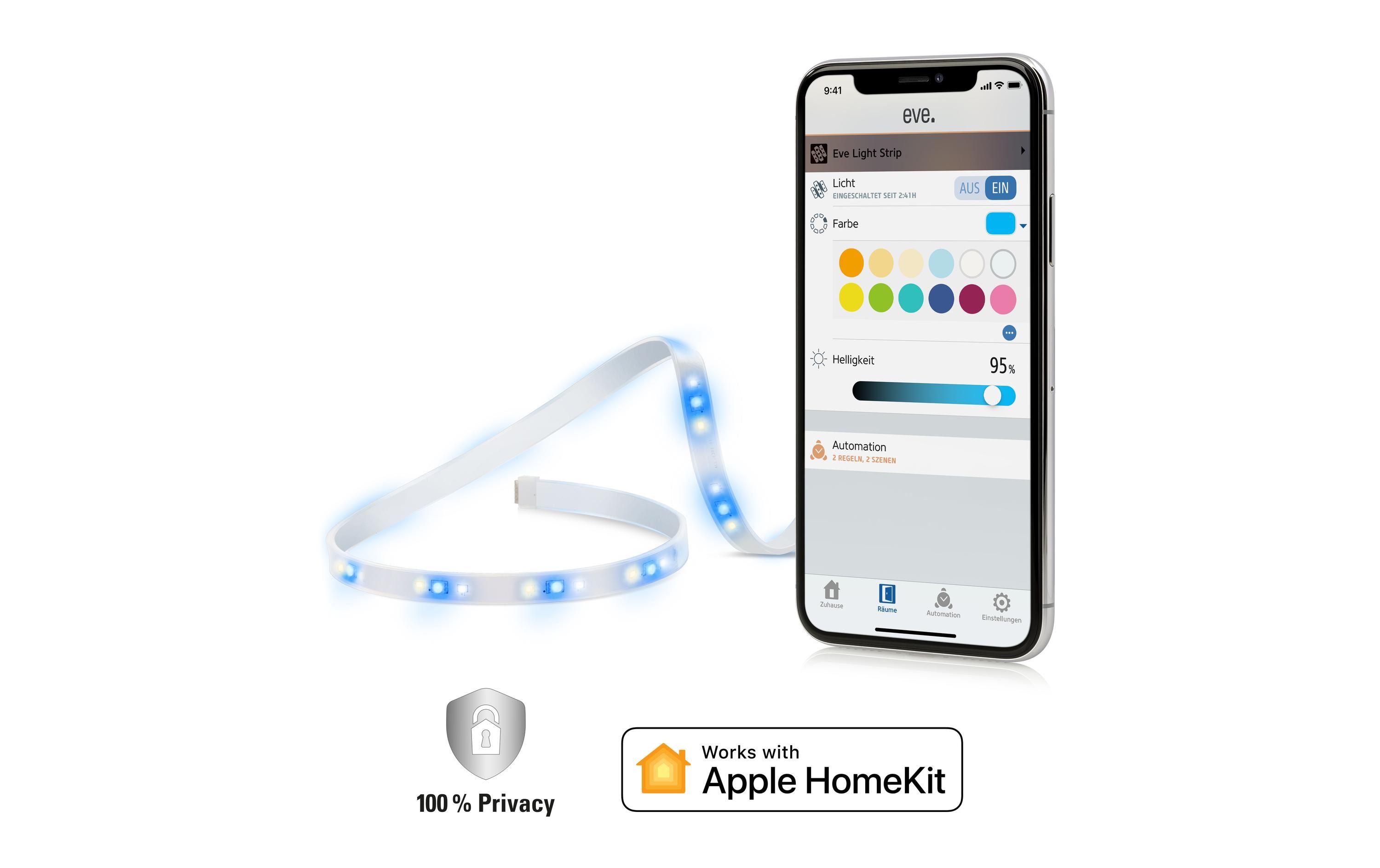 Eve Systems Light Strip 2 m, Basispaket Smart Home Eve Systems Light Strip 2 m, Basispaket Smart Home