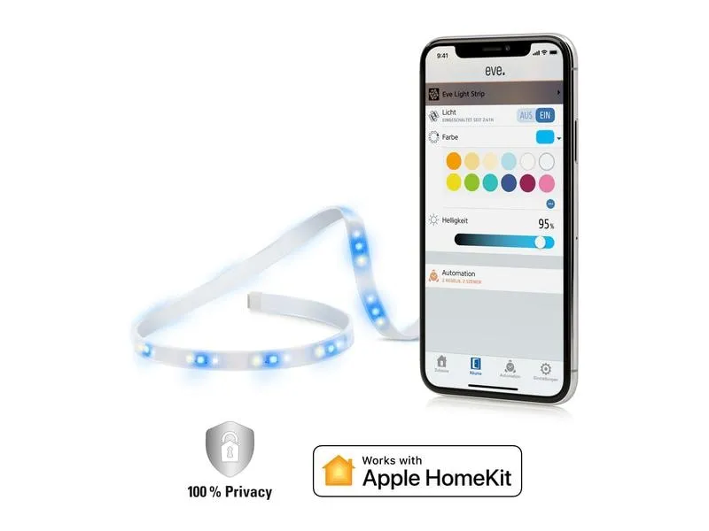 Eve Systems Light Strip 2 m, Basispaket Smart Home