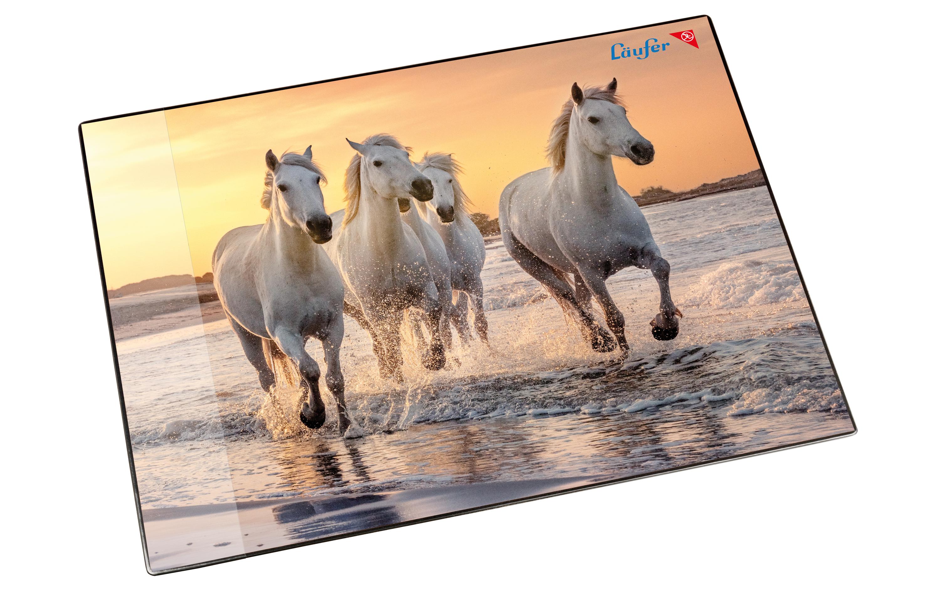 Läufer Schreibunterlage Pferde am Strand 40 x 53 cm, 1 Stück