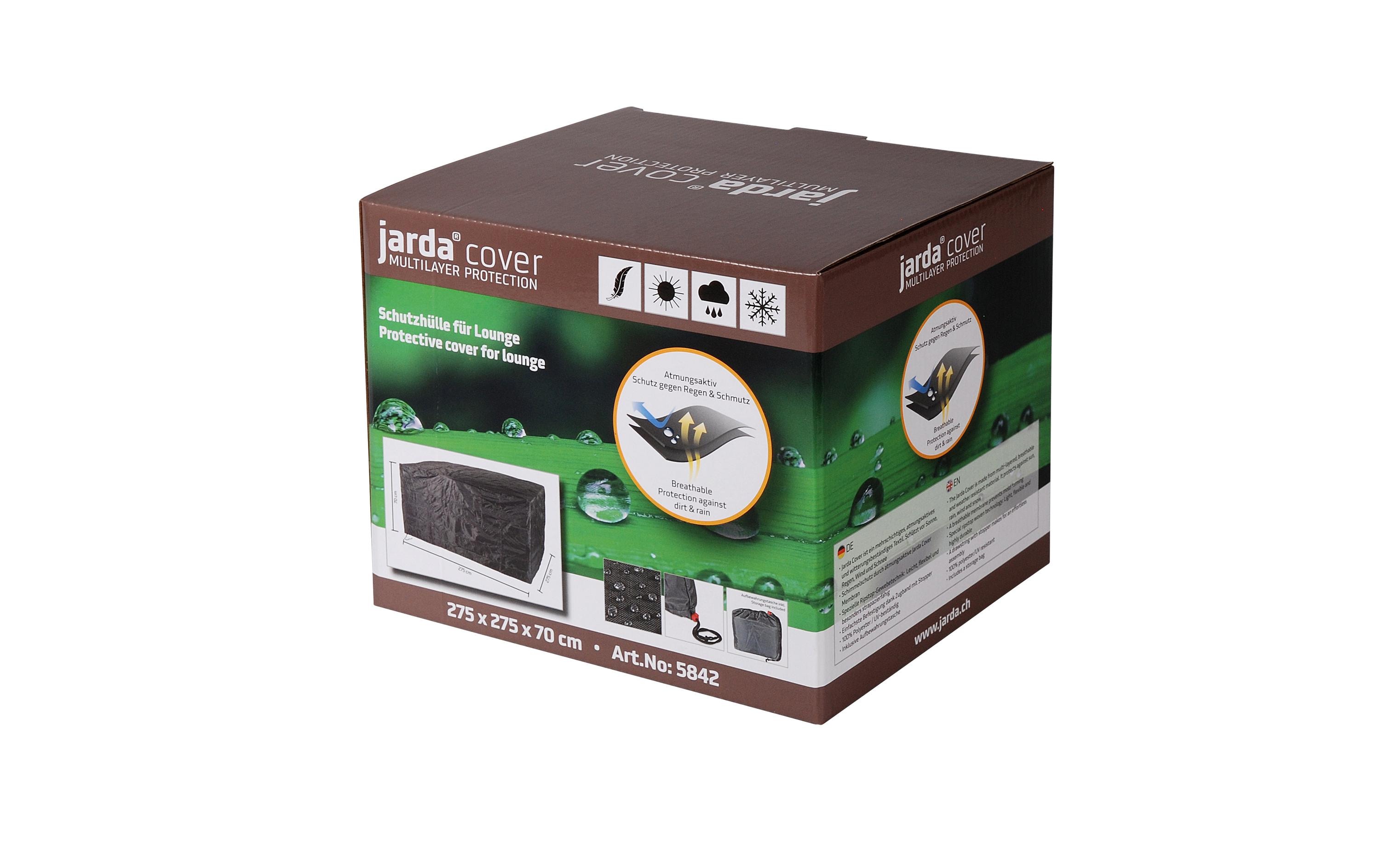 Jarda Cover Schutzhülle 275 x 275 x H 70 cm, Loungesethülle