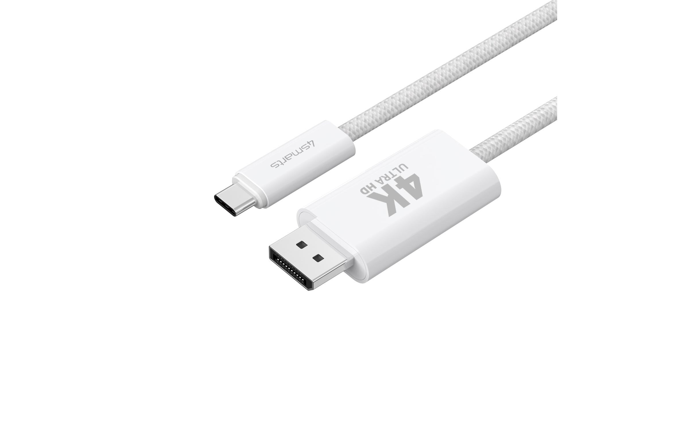 4smarts Kabel 4K 60Hz USB Type-C - DisplayPort, 2 m