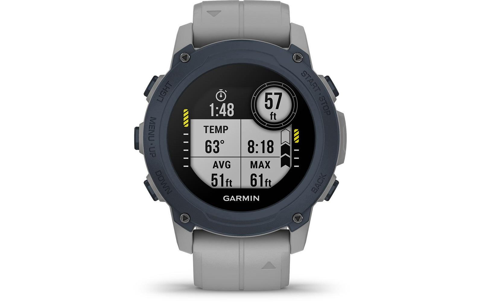 GARMIN Sportuhr Descent G1 Hellgrau/Grau