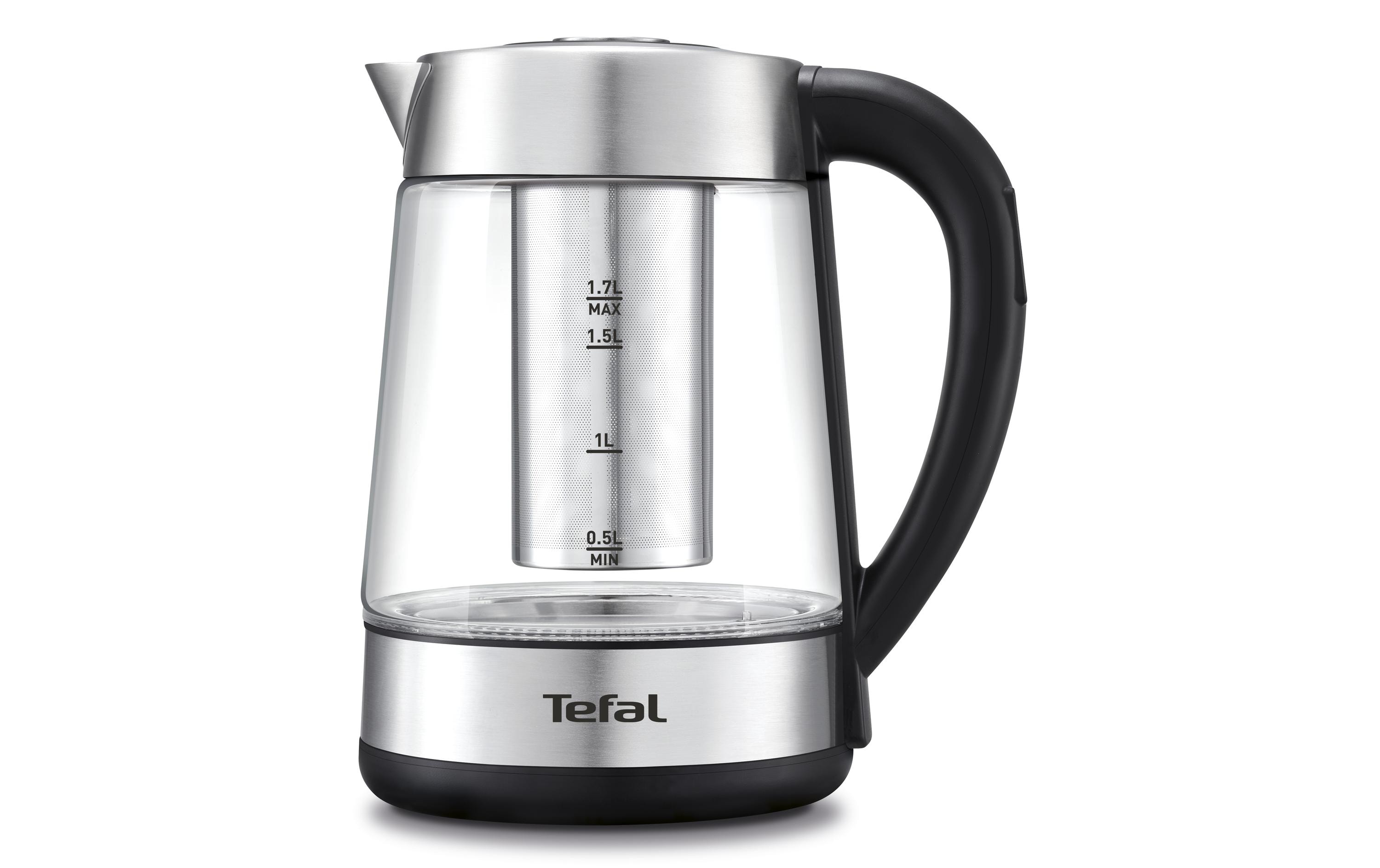 Tefal Wasserkocher BJ750D10 1.7 l, Schwarz/Silber
