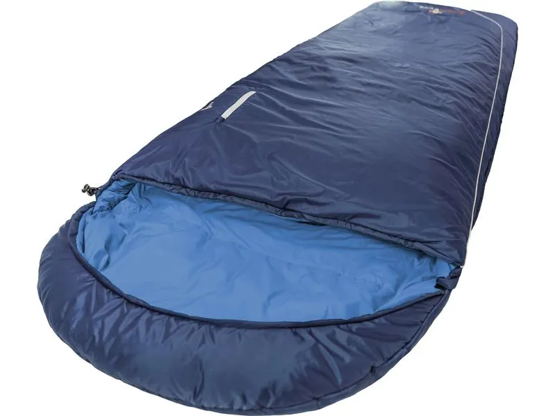 Grüezi Bag Schlafsack Wolle Camp Cotton Comfort 4 °C L 185 cm, Blau Grüezi Bag Schlafsack Wolle Camp Cotton Comfort 4 °C L 185 cm, Blau