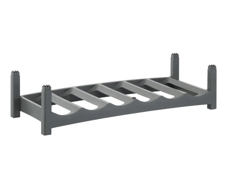 Rotho Flaschenregal Vario für 6 Flaschen, Grau Rotho Flaschenregal Vario für 6 Flaschen, Grau