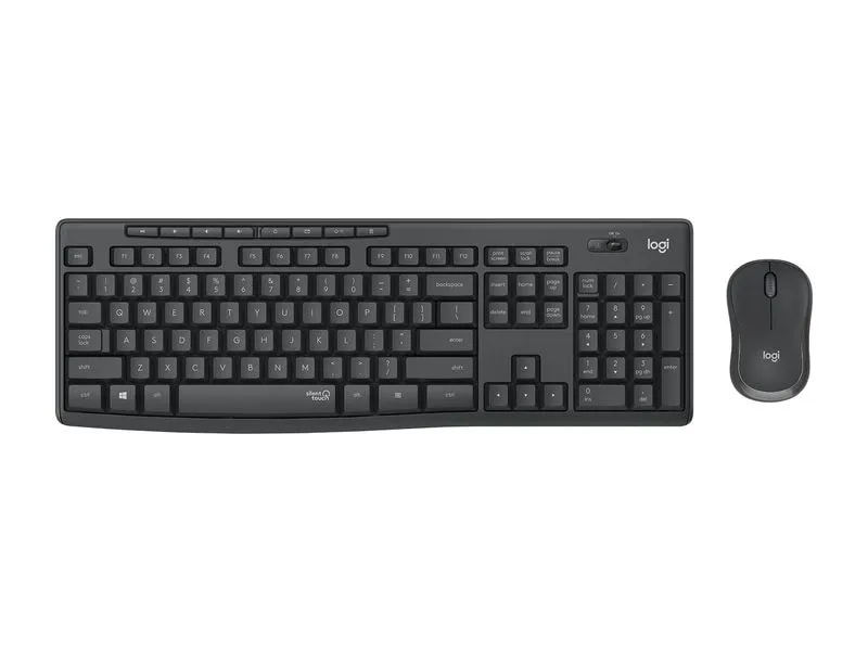 Logitech MK295 SilentTouch Wifi AZERTY (FR) Schwarz/Graphit Logitech MK295 SilentTouch Wifi AZERTY (FR) Schwarz/Graphit