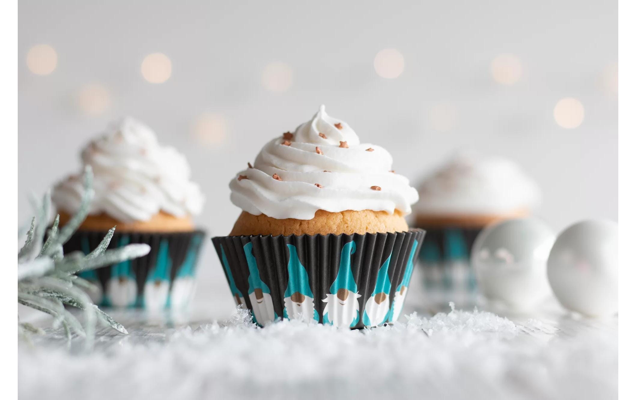 Städter Muffin-Backform Wichtel ø 5/7 cm, 50 Stück, Mehrfarbig