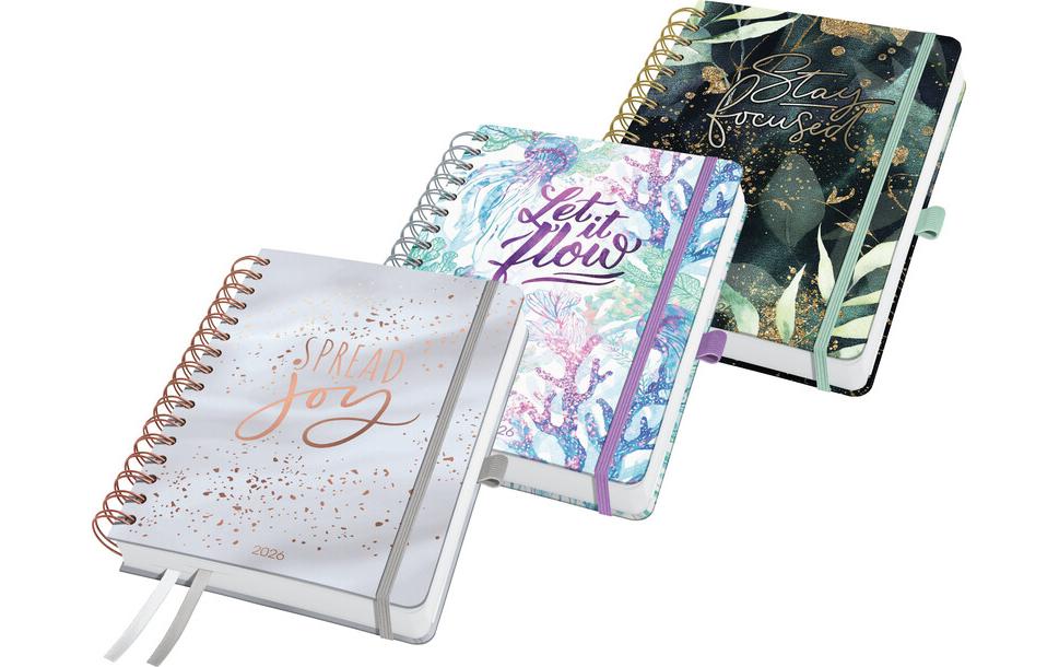 Jolie Wochenagenda Glamorous Leaves Pflanze, 2026, Mehrfarbig Jolie Wochenagenda Glamorous Leaves Pflanze, 2026, Mehrfarbig