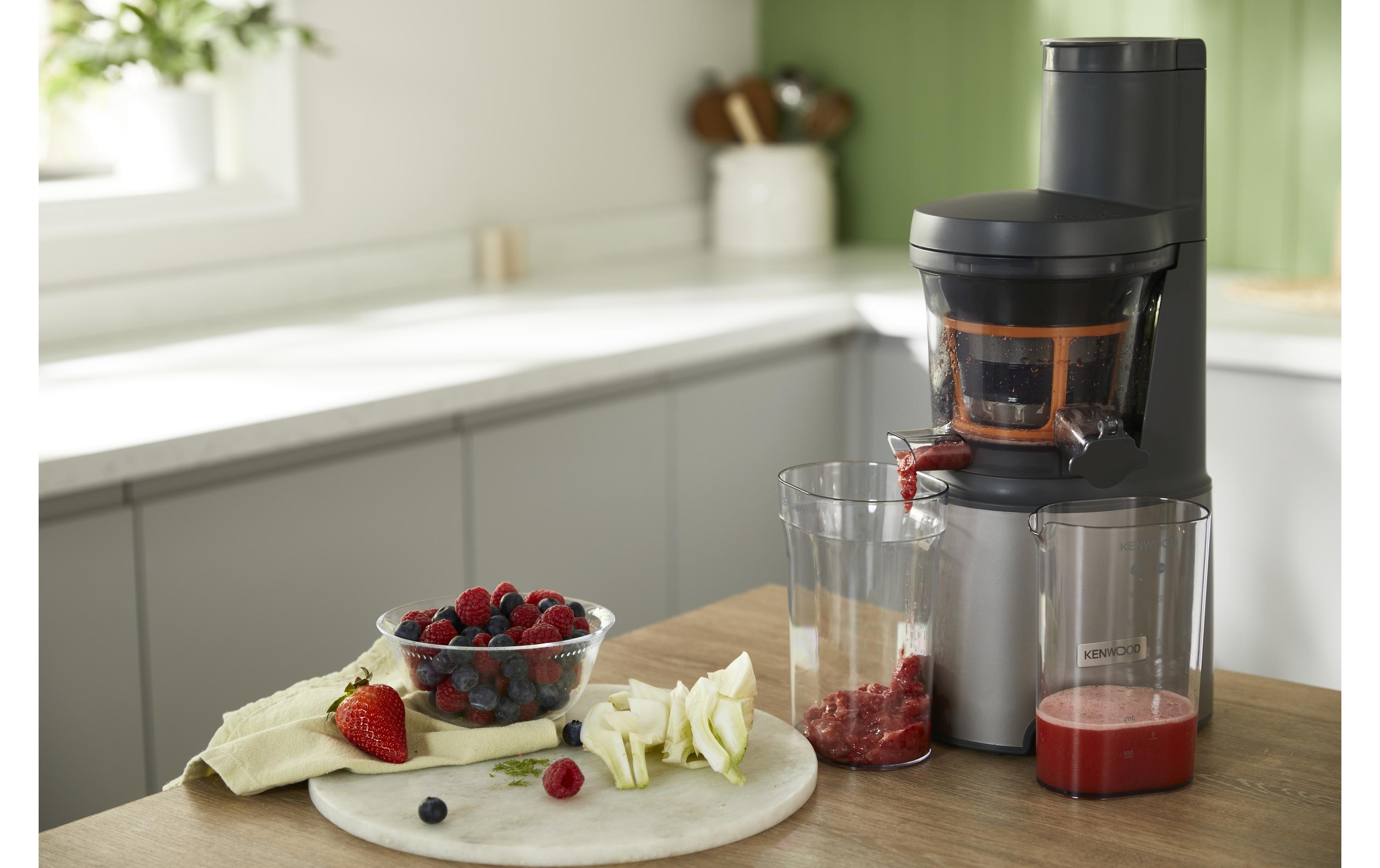 Kenwood Entsafter 230 Watt, 600 ml, Schwarz/Silber