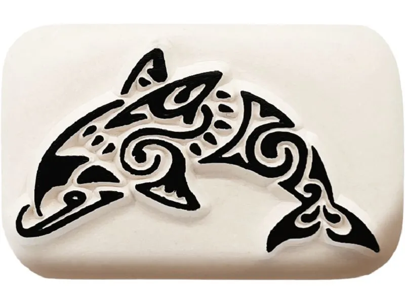 LaDot Tattoostempel Delphin Medium