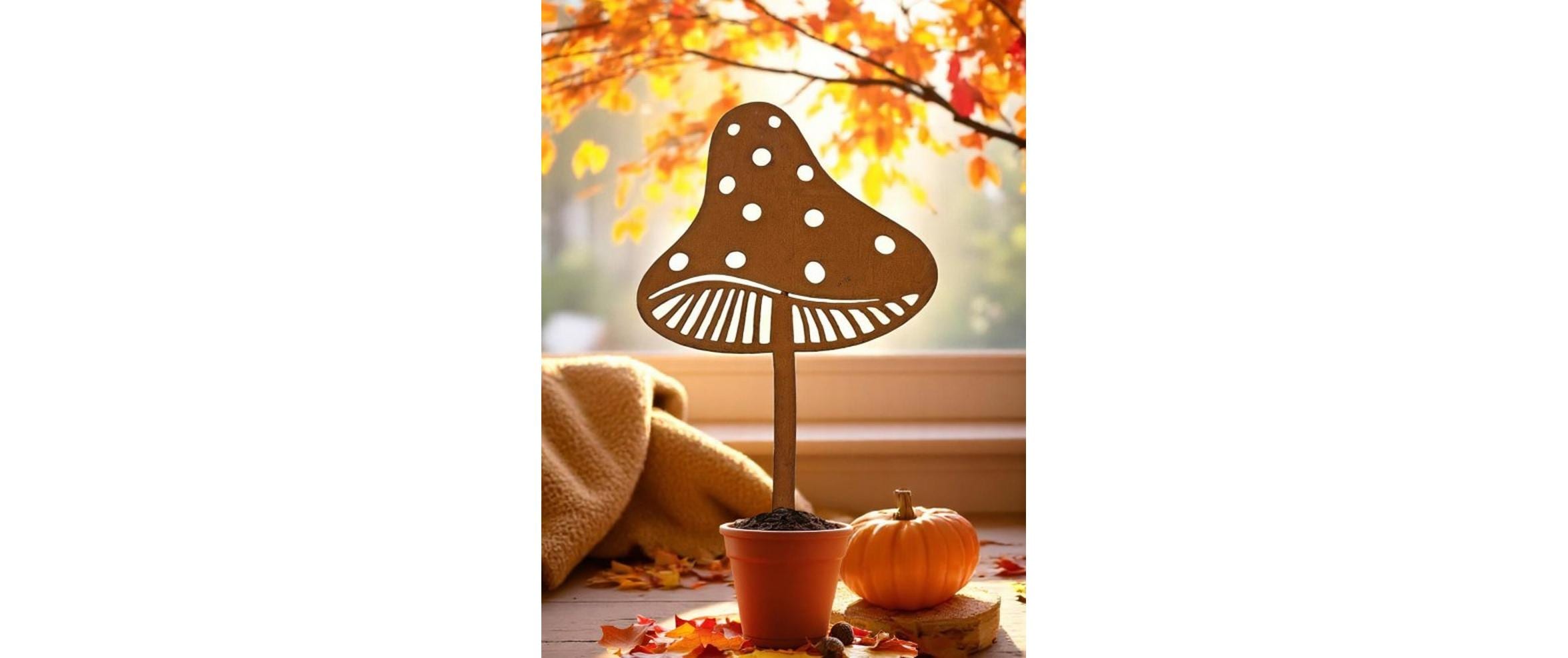 Dameco Gartenstecker Pilz 21 cm