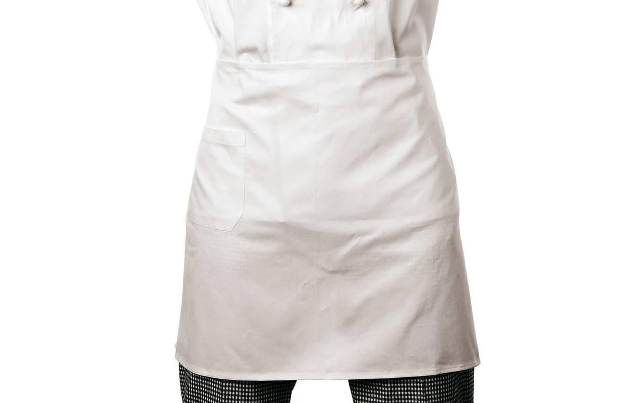 Paderno Kochschürze 70 cm x 40 cm Weiss