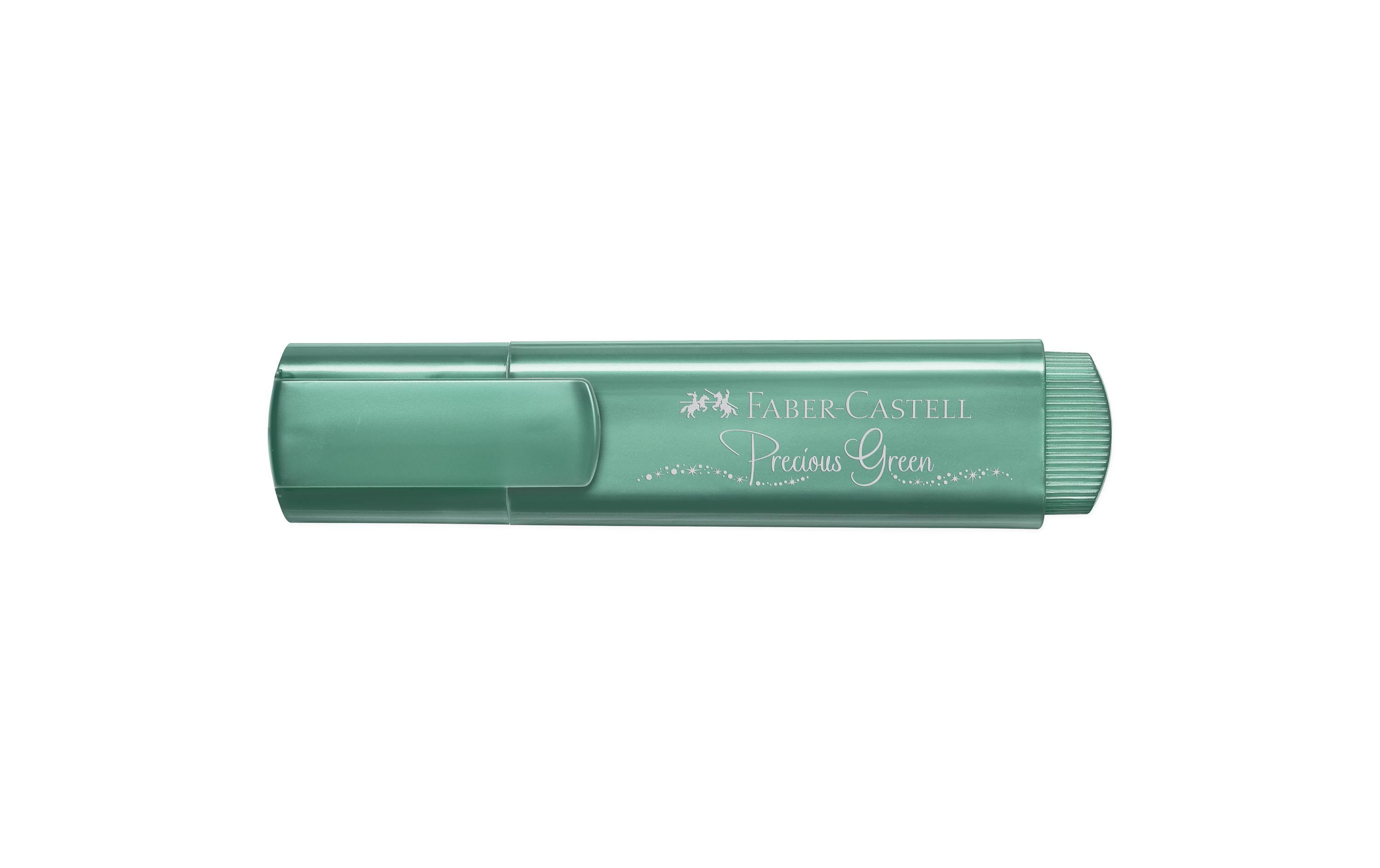 Faber-Castell Textmarker 1546 Precious Green, Metallic