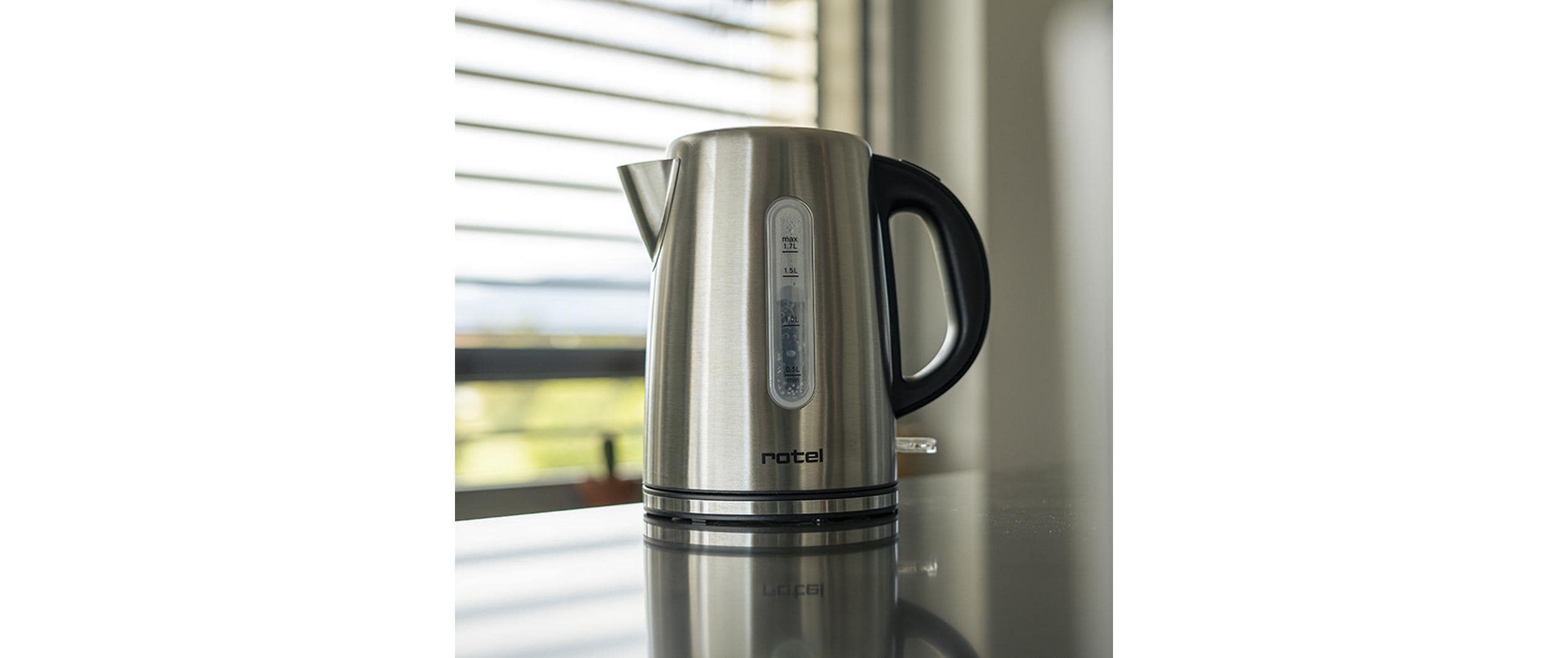 Rotel Wasserkocher Inox 1.7 l, Silber