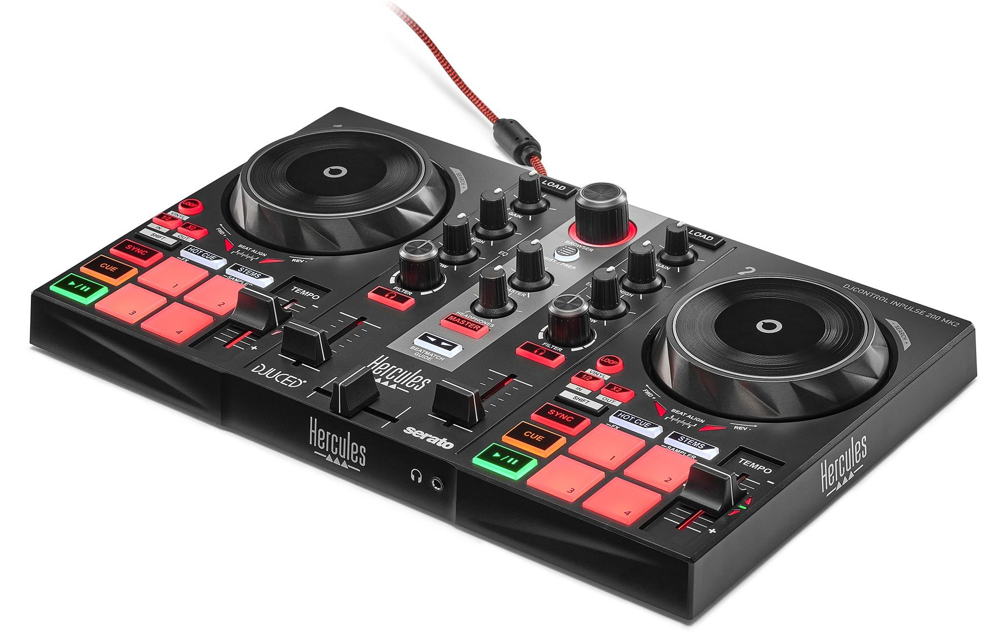 Hercules DJ-Controller DJControl Inpulse 200 – MKII Hercules DJ-Controller DJControl Inpulse 200 – MKII