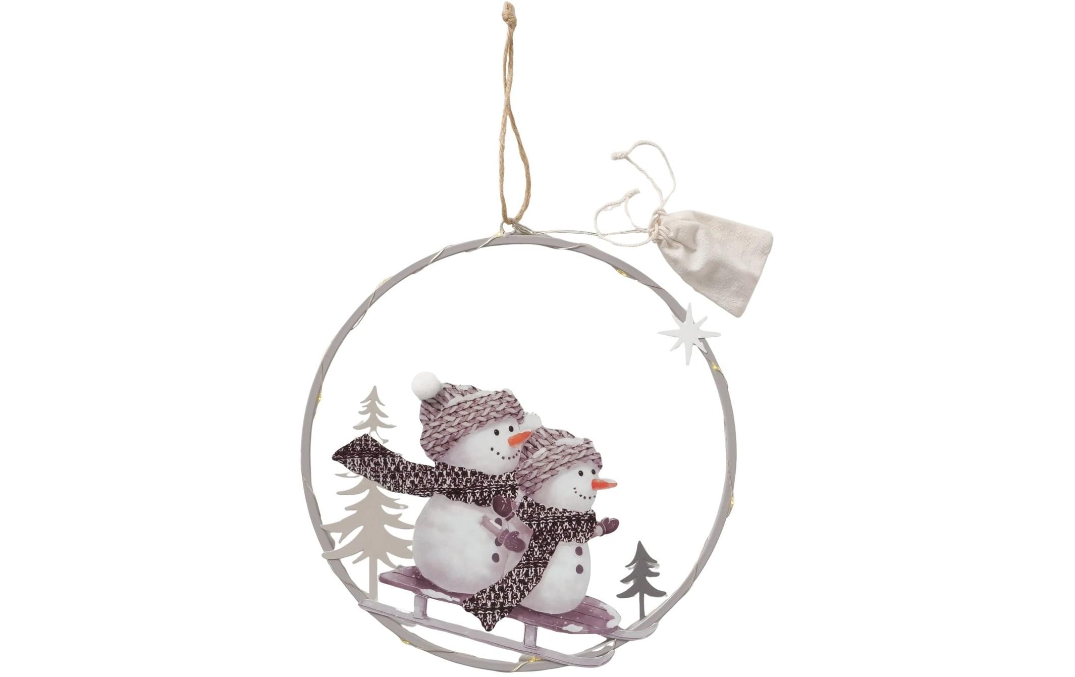 Boltze Aufhänger Frosty Metall, 30 x 31 cm