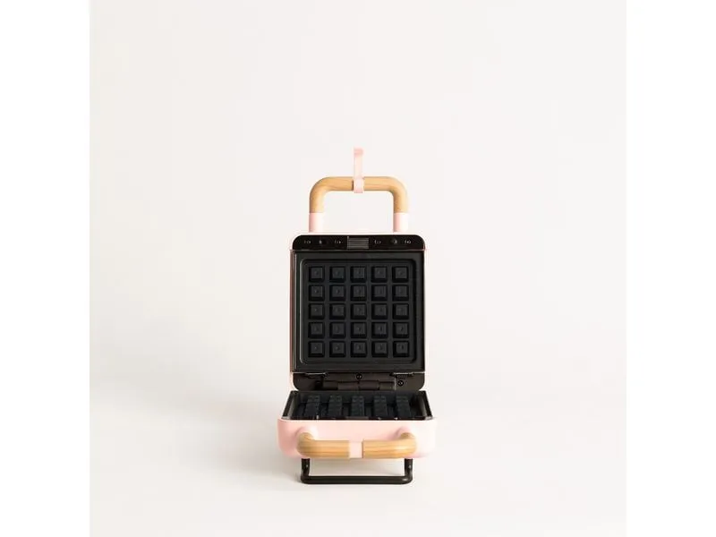 Create Waffeleisen Stone 2 in 1 Compact Pastellrosa