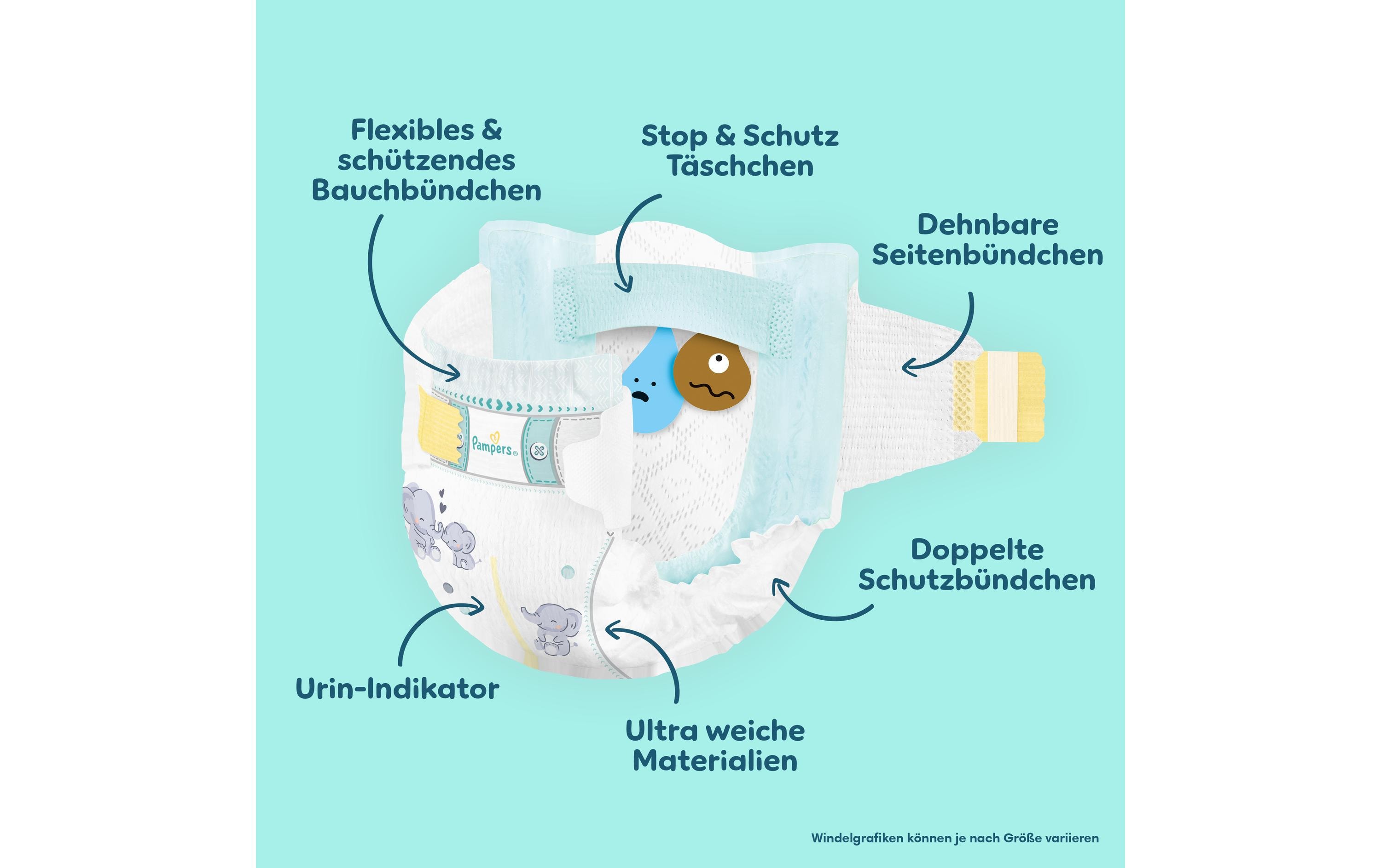 Pampers Windeln Premium Protection Grösse 4