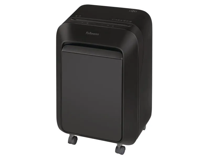 Fellowes Aktenvernichter LX211 P-5, 15 Seiten, Schwarz Fellowes Aktenvernichter LX211 P-5, 15 Seiten, Schwarz