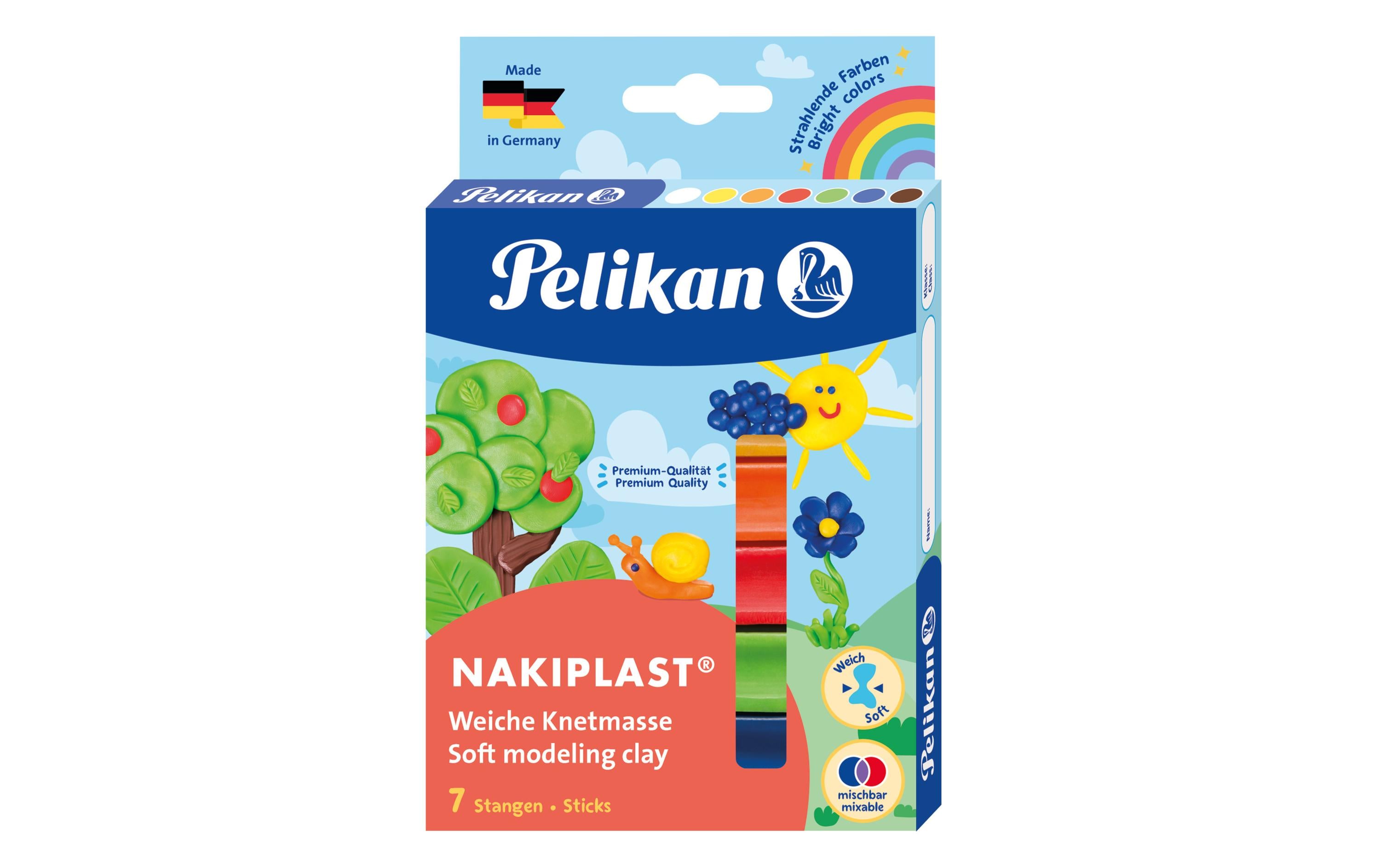 Pelikan Knetmasse Nakiplast 7 Farben Pelikan Knetmasse Nakiplast 7 Farben
