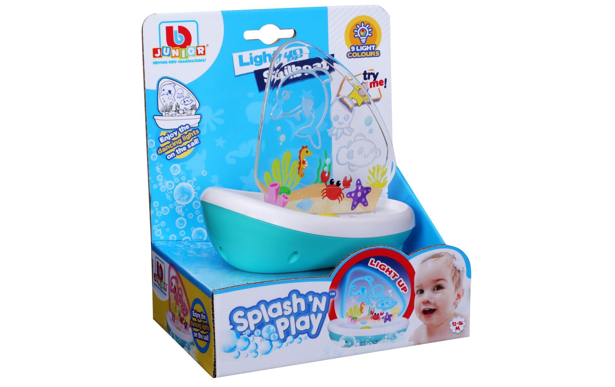 BB Junior Badespielzeug Splash'n Play Light Up Sailboat