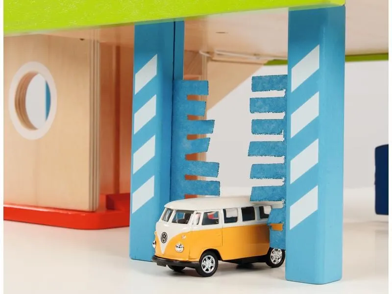 Goki Spielzeuggarage Parkhaus aus Holz Goki Spielzeuggarage Parkhaus aus Holz