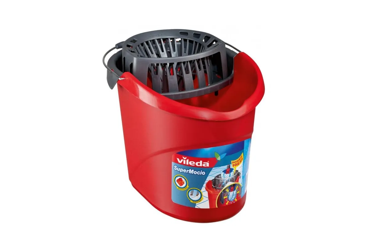 Vileda Wischmop-Eimer SuperMocio Eimer, 15 l, Rot Vileda Wischmop-Eimer SuperMocio Eimer, 15 l, Rot