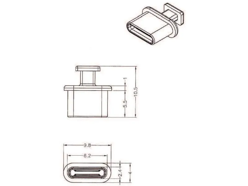 Delock Blindstecker/Staubschutz USB-C 10 Stück Schwarz mit Griff Delock Blindstecker/Staubschutz USB-C 10 Stück Schwarz mit Griff