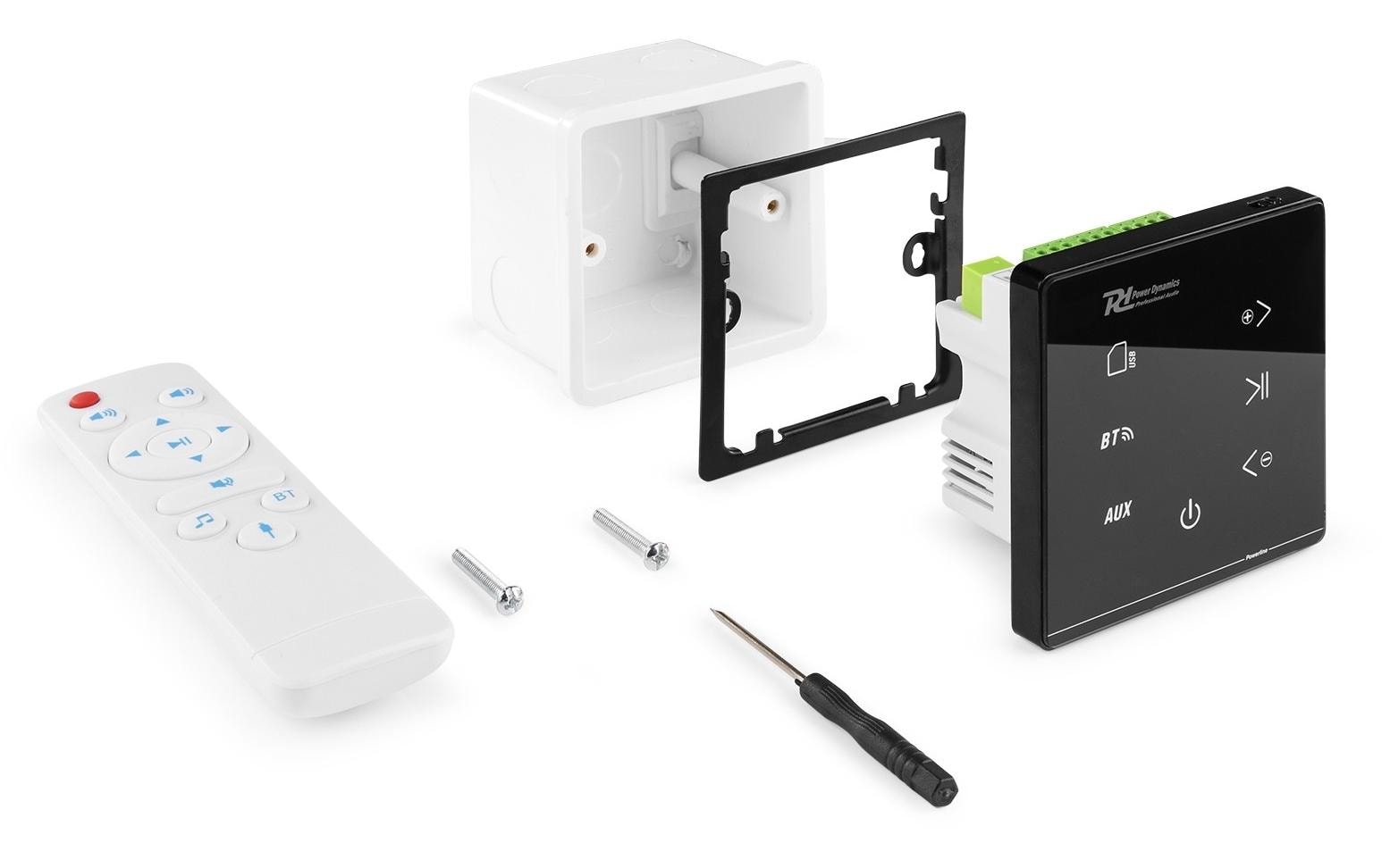 Power Dynamics Verstärker Pro Powerline A50B 2x 20W, Schwarz