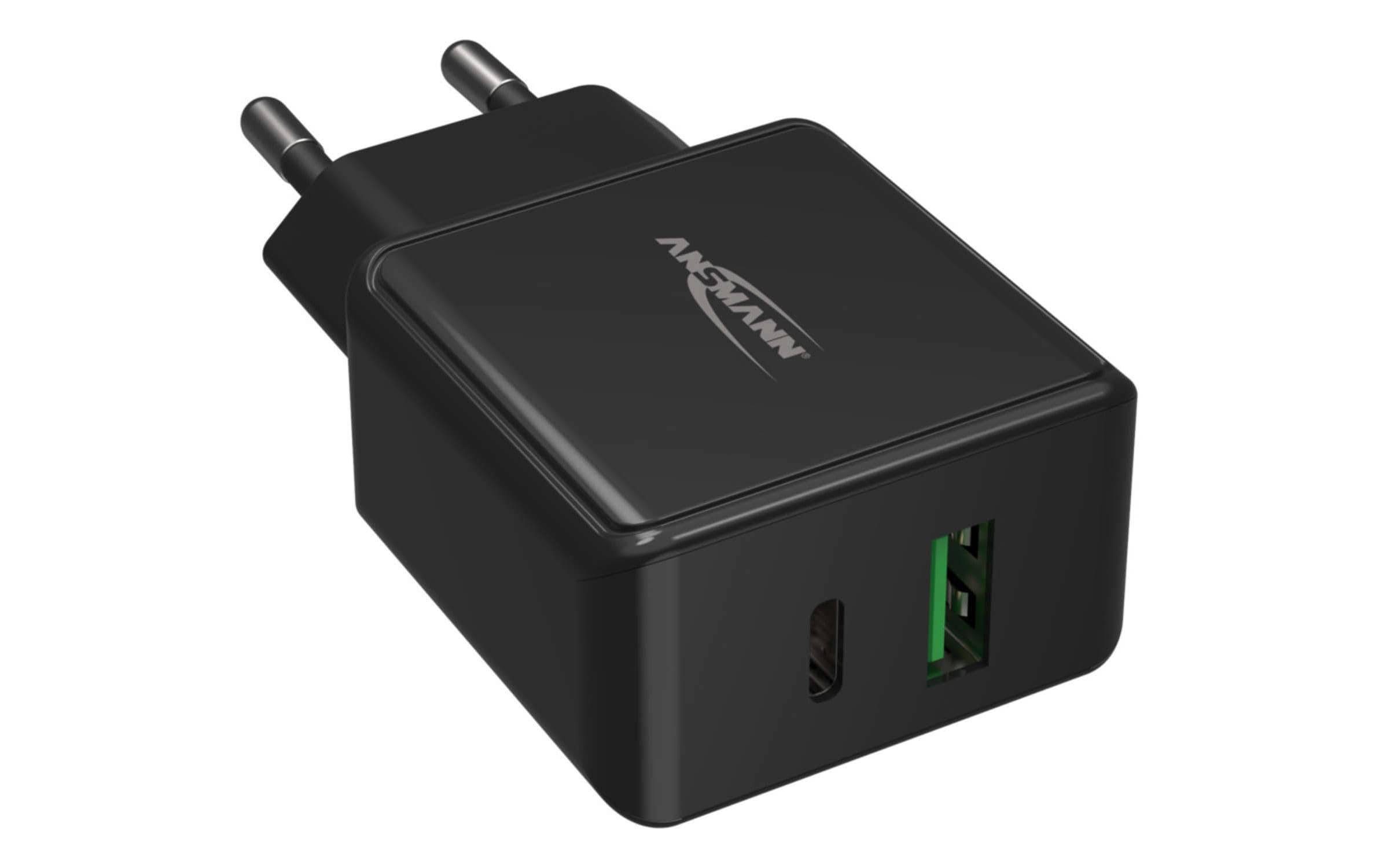 Ansmann USB-Wandladegerät Home Charger HC218PD, 18 W, Schwarz